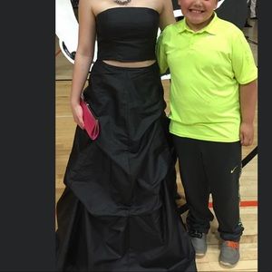 Black floor length dress!